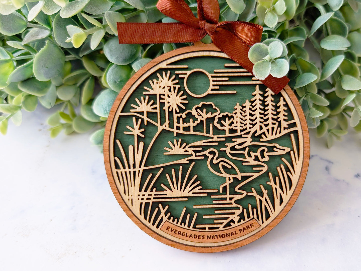 Everglades national park ornament, Everglades ornament, Everglades souvenir, national park gifts, national park ornament, gift for hiker, Christmas gift