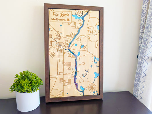 Fox River Depth Map