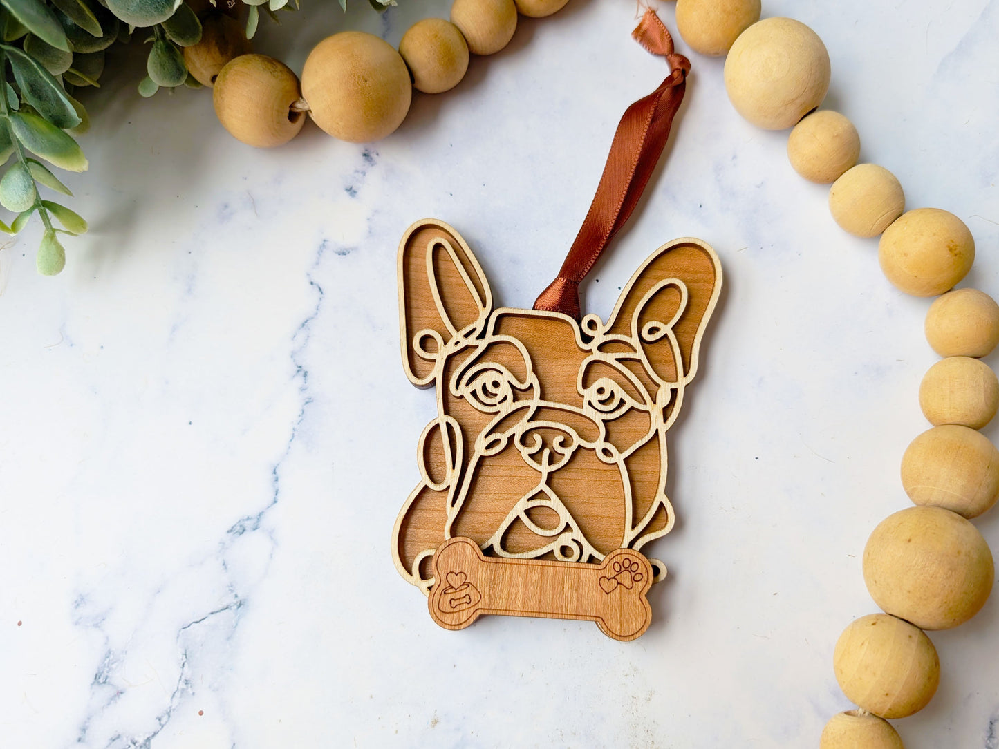 French Bulldog Dog Ornament