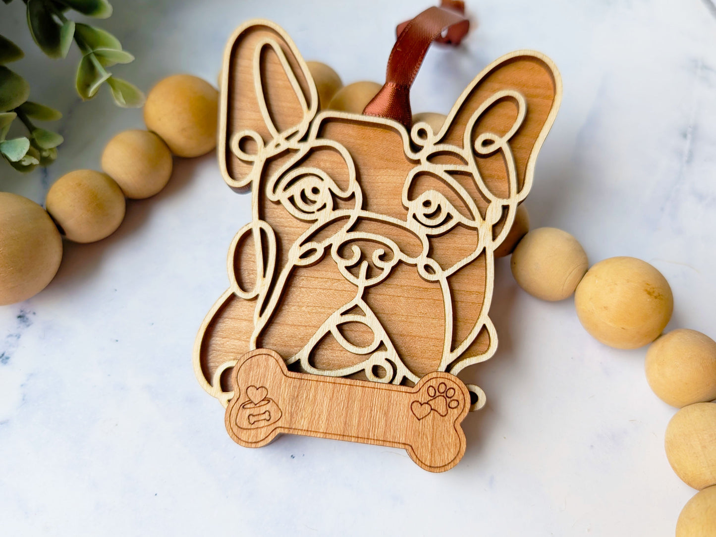 French Bulldog Dog Ornament