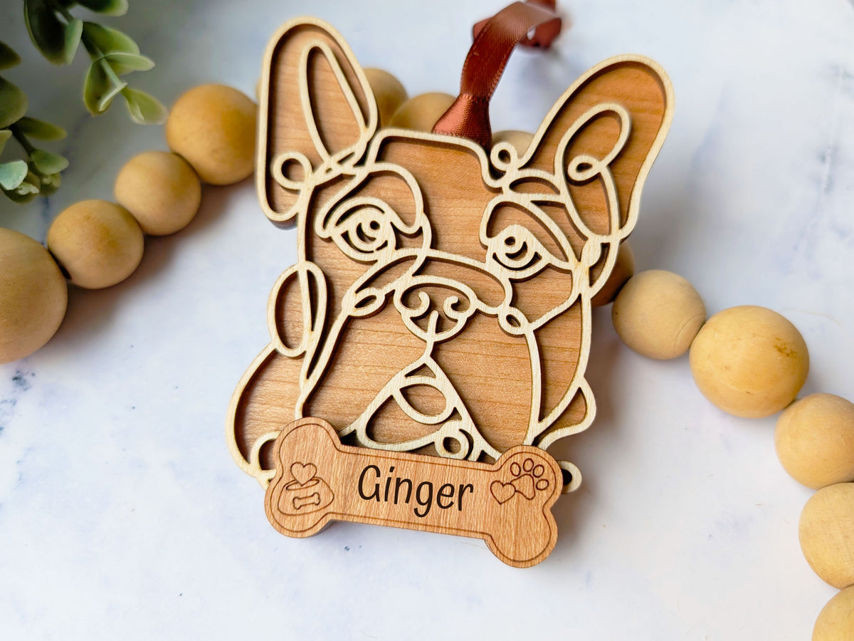French Bulldog Dog Ornament
