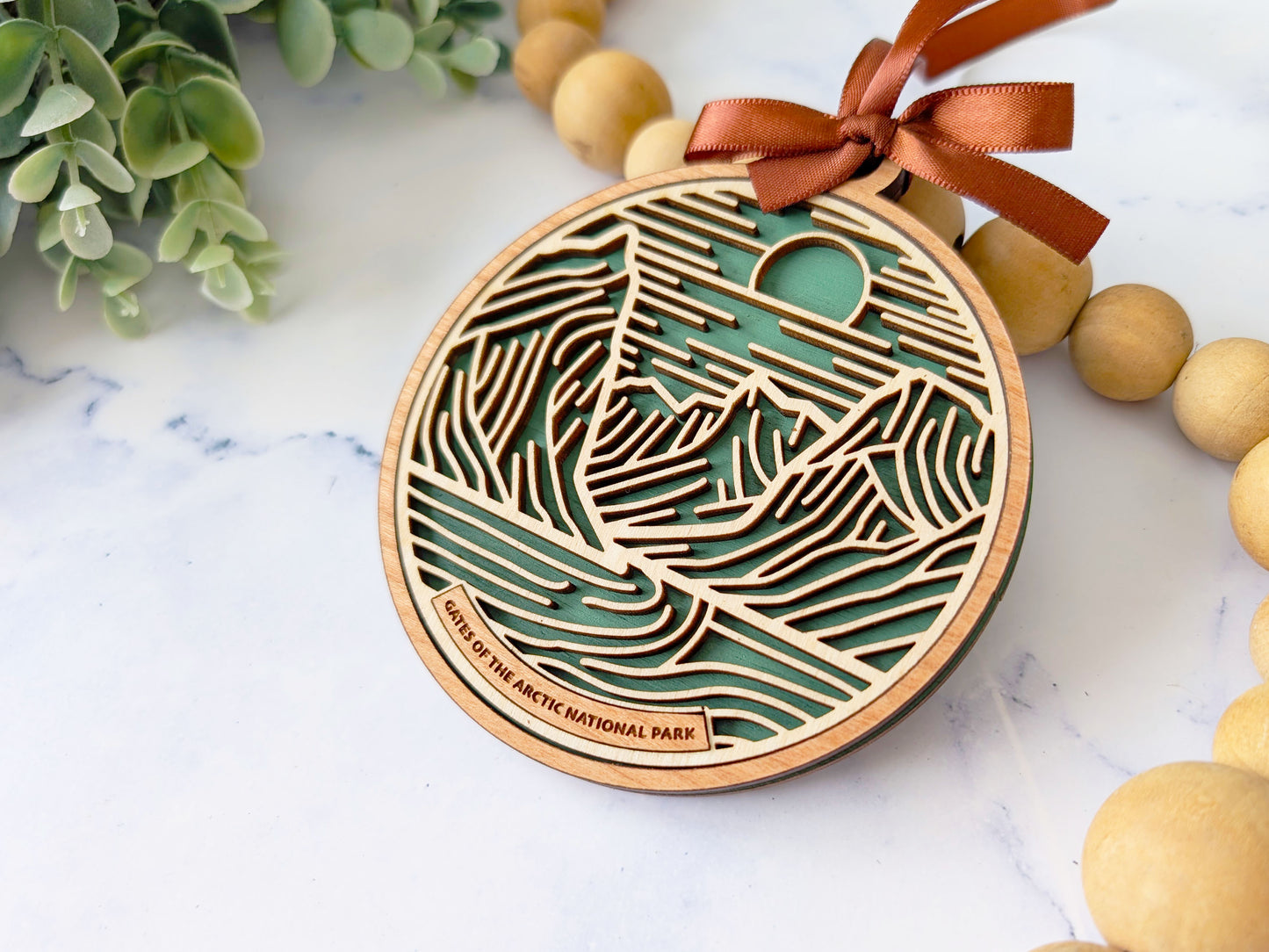 Gates of the Arctic national park ornament, Gates of the Arctic ornament, Gates of the Arctic souvenir, national park gifts, national park ornament, gift for hiker, Christmas gift