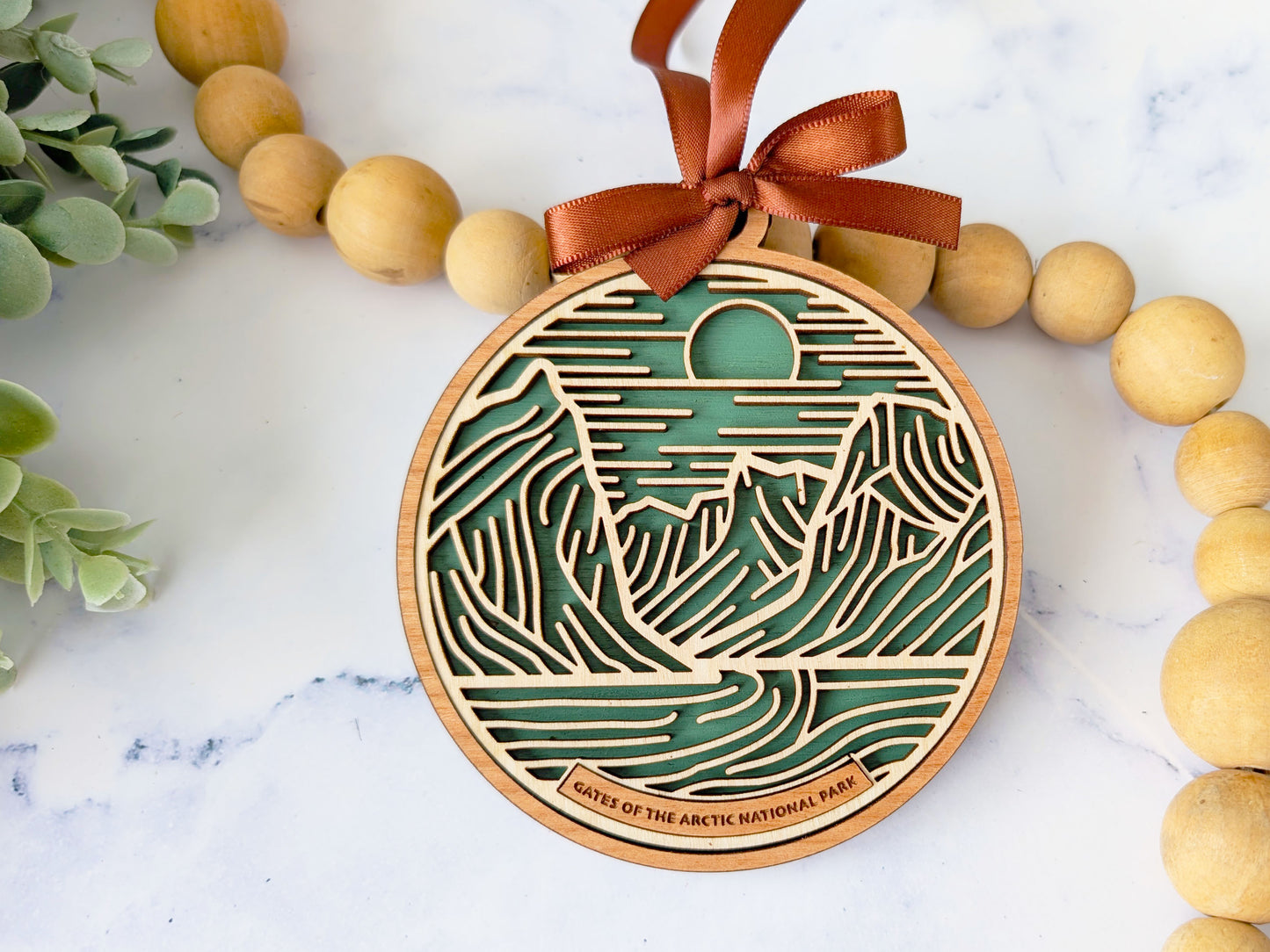 Gates of the Arctic national park ornament, Gates of the Arctic ornament, Gates of the Arctic souvenir, national park gifts, national park ornament, gift for hiker, Christmas gift