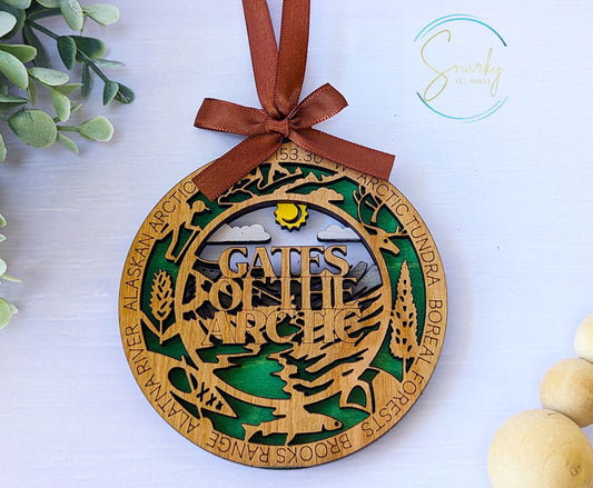 Gates of the arctic national park ornament