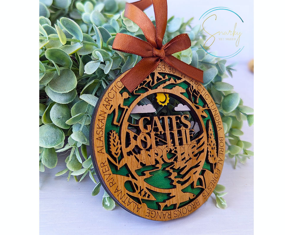 Gates of the arctic national park ornament