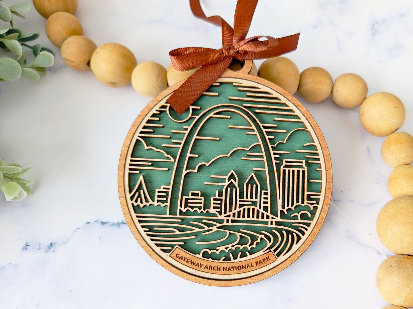 Gateway Arch national park ornament, Gateway Arch ornament, Gateway Arch souvenir, national park gifts, national park ornament, gift for hiker, Christmas gift