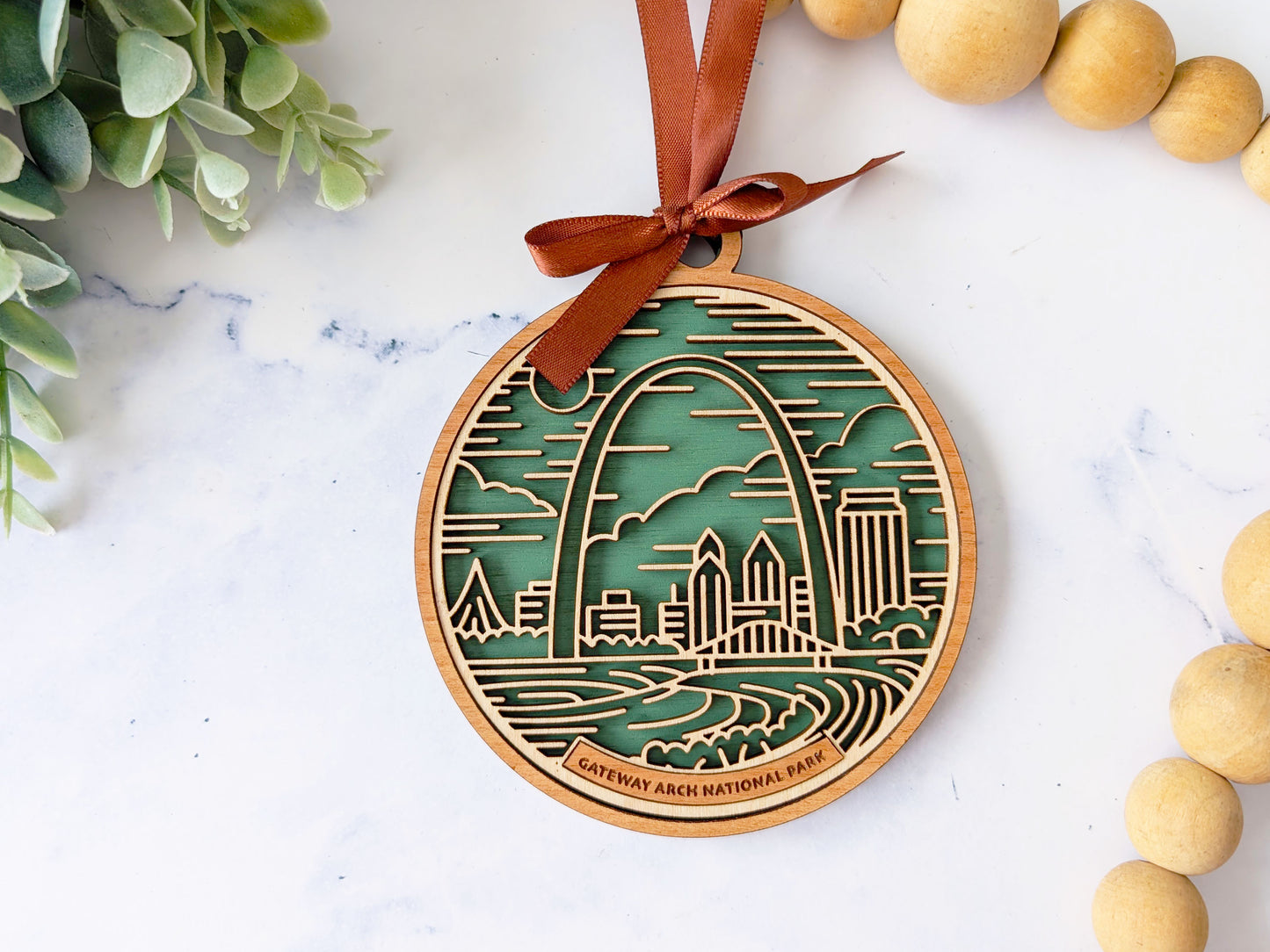 Gateway Arch national park ornament, Gateway Arch ornament, Gateway Arch souvenir, national park gifts, national park ornament, gift for hiker, Christmas gift