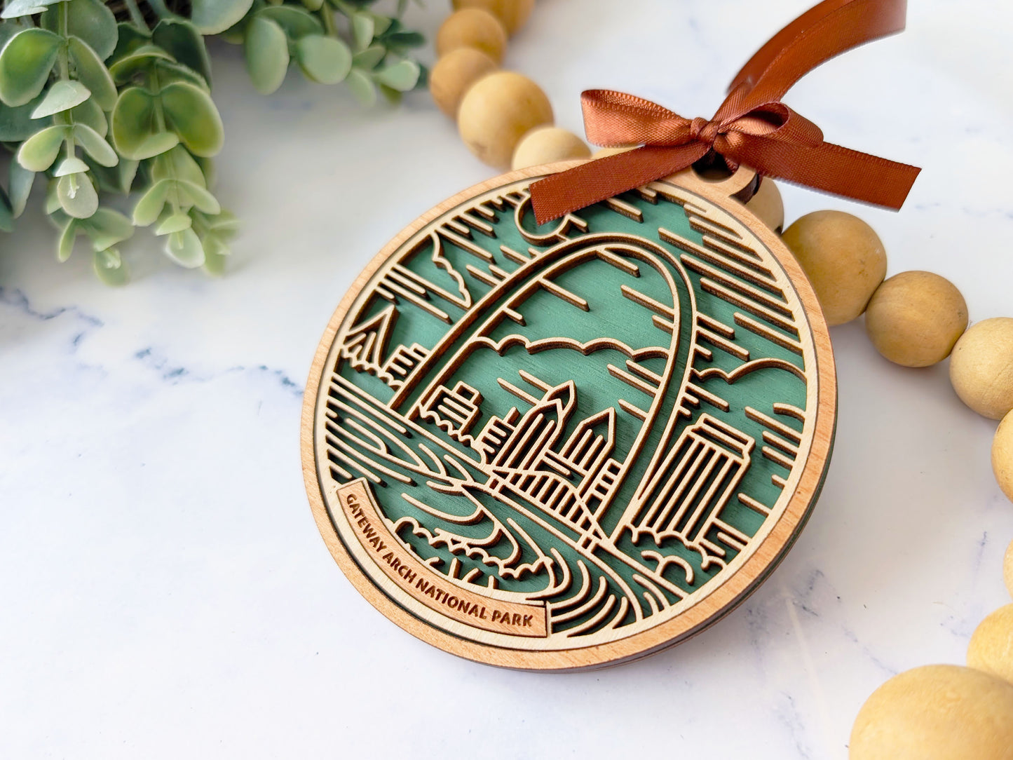 Gateway Arch national park ornament, Gateway Arch ornament, Gateway Arch souvenir, national park gifts, national park ornament, gift for hiker, Christmas gift