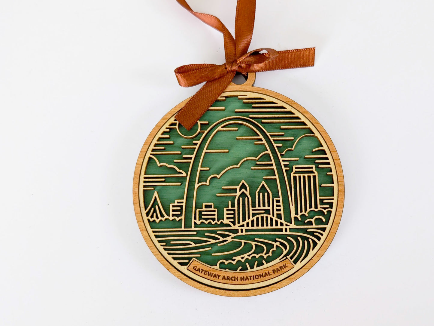 Gateway Arch national park ornament, Gateway Arch ornament, Gateway Arch souvenir, national park gifts, national park ornament, gift for hiker, Christmas gift