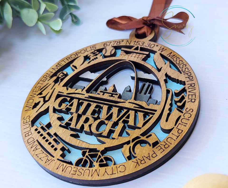 Gateway Arch national park ornament