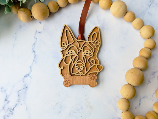 German Shepherd Dog Ornament