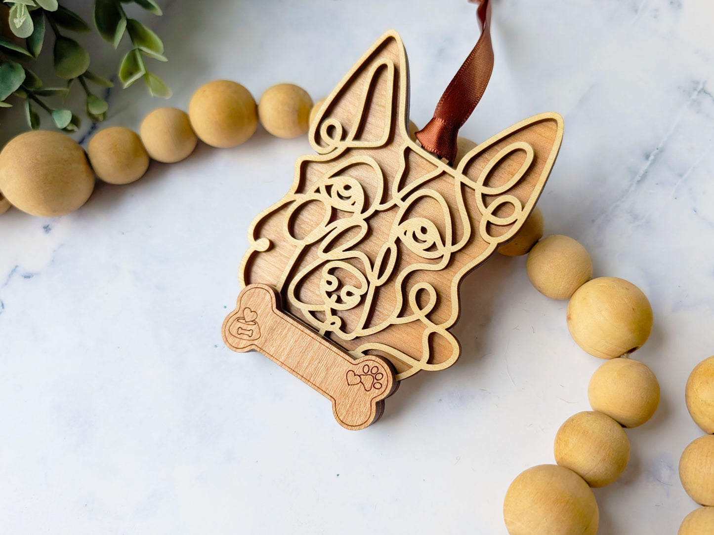 German Shepherd Dog Ornament