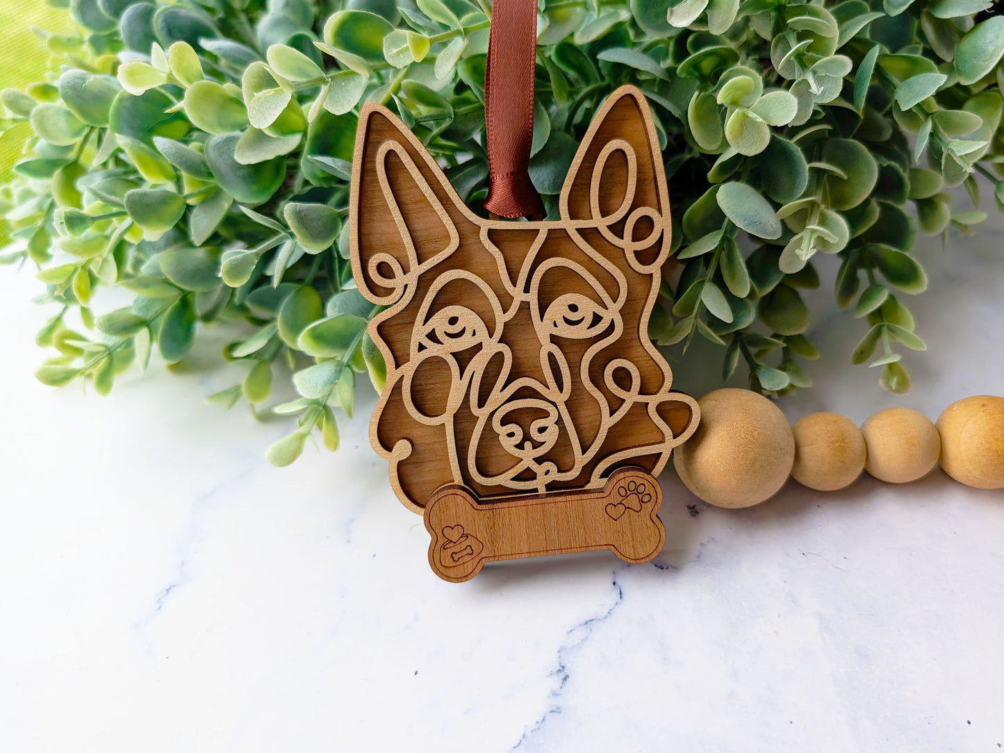 German Shepherd Dog Ornament