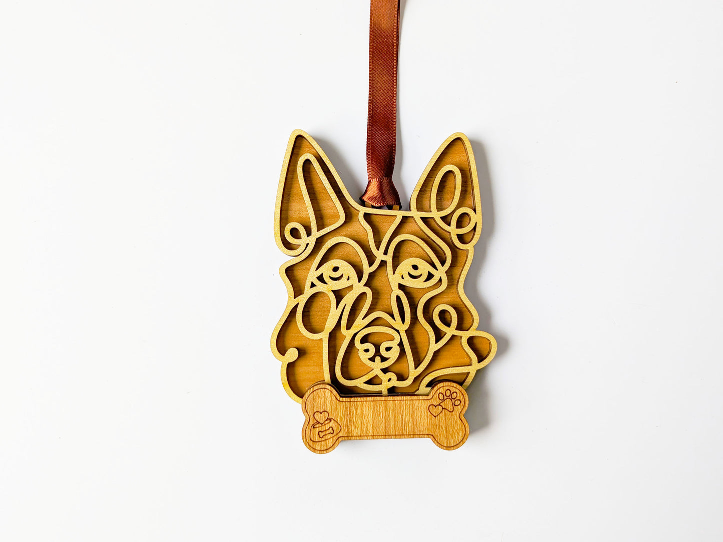 German Shepherd Dog Ornament