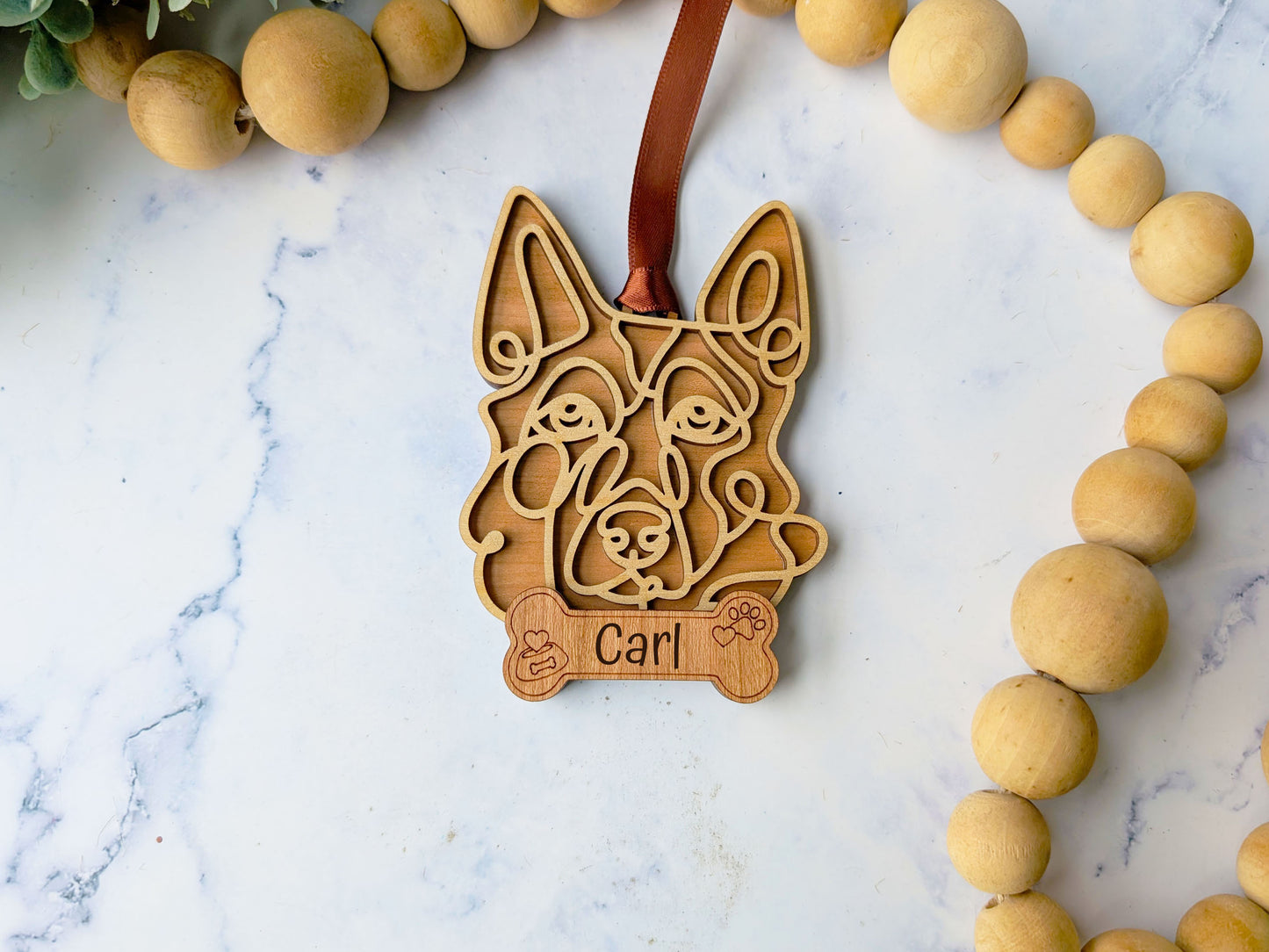 German Shepherd Dog Ornament