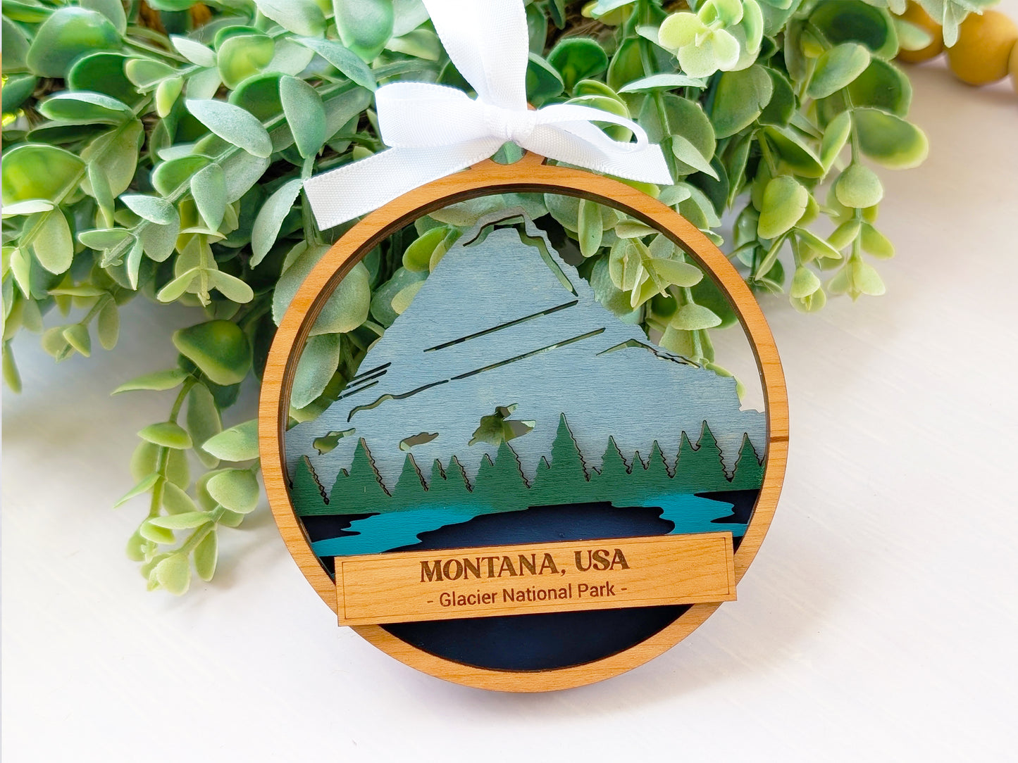 Montana Glacier National Park Ornament