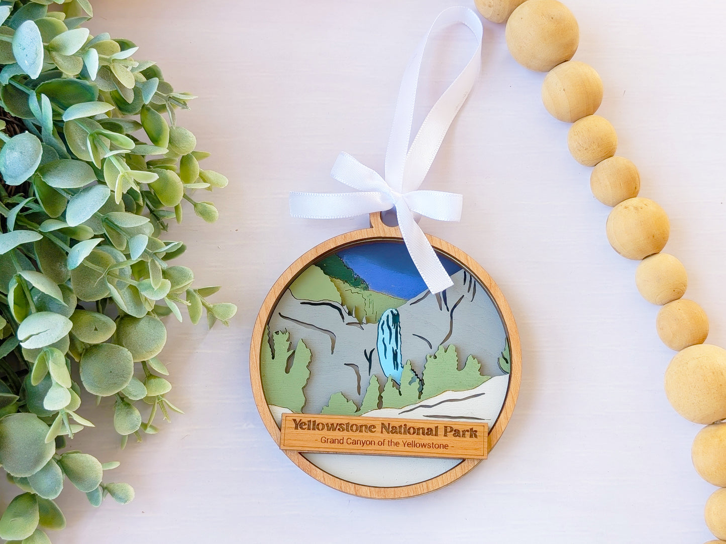 Yellowstone Grand Canyon Ornament