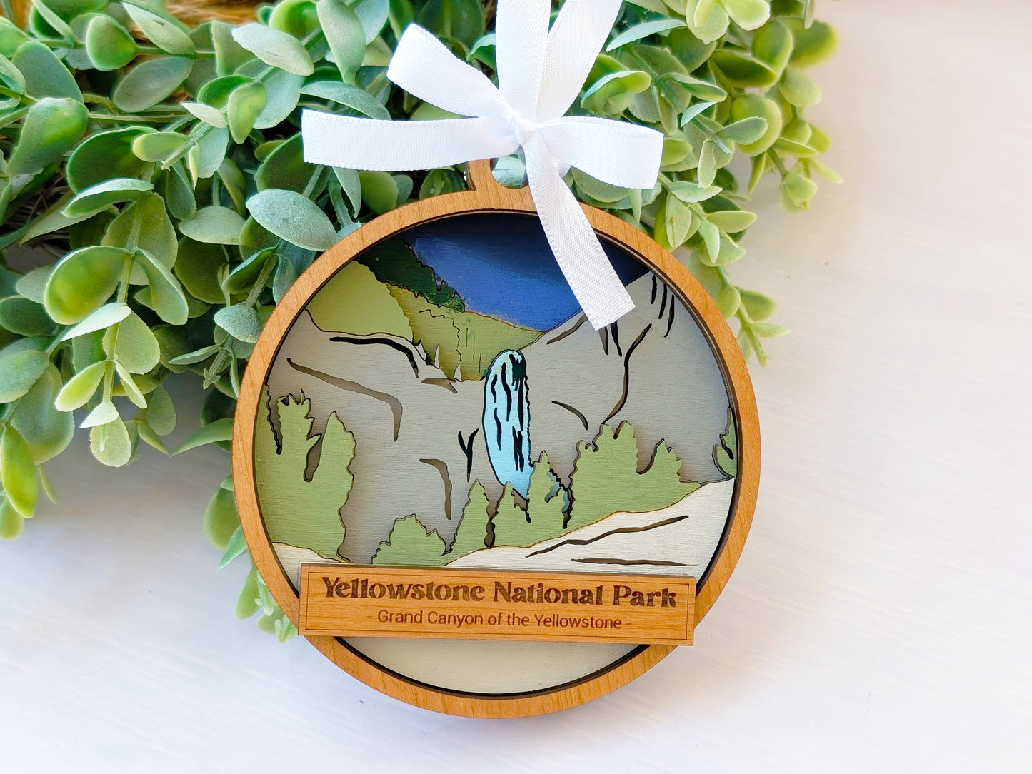 Yellowstone Grand Canyon Ornament