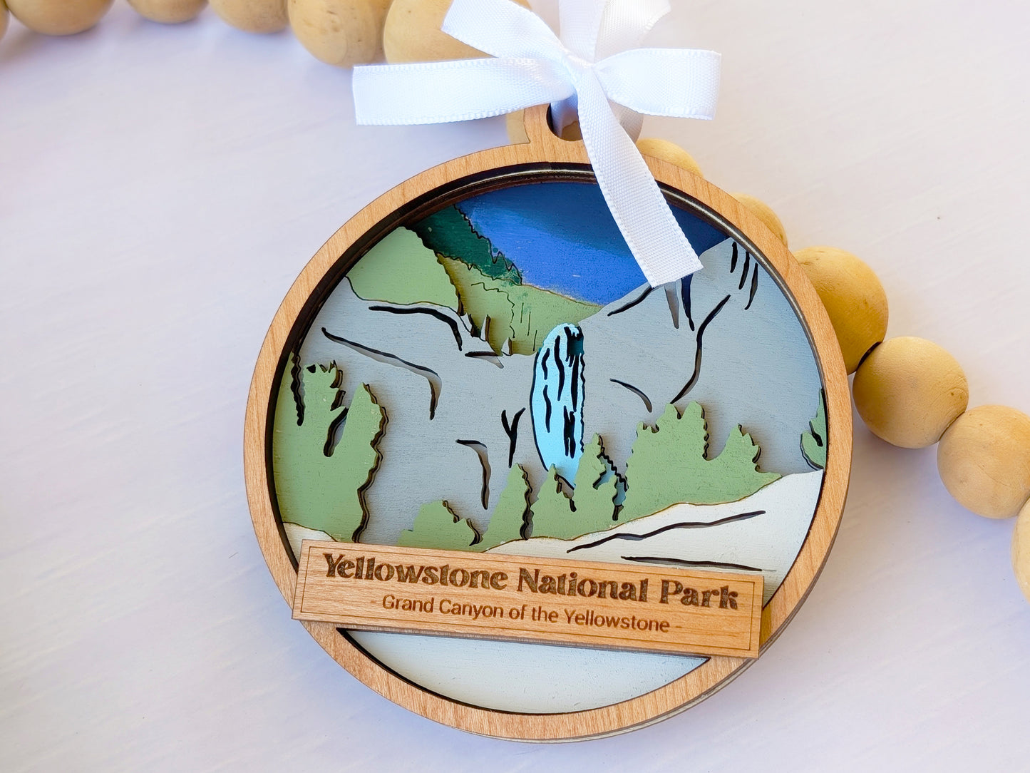 Yellowstone Grand Canyon Ornament