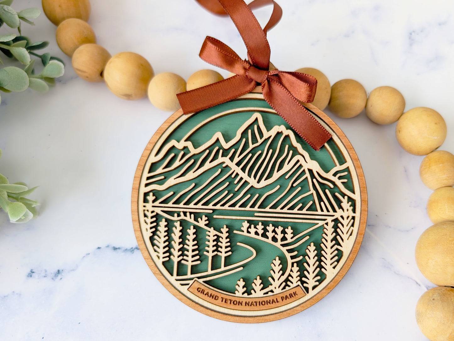 Grand Teton national park ornament, Grand Teton ornament, Grand Teton souvenir, national park gifts, national park ornament, gift for hiker, Christmas gift