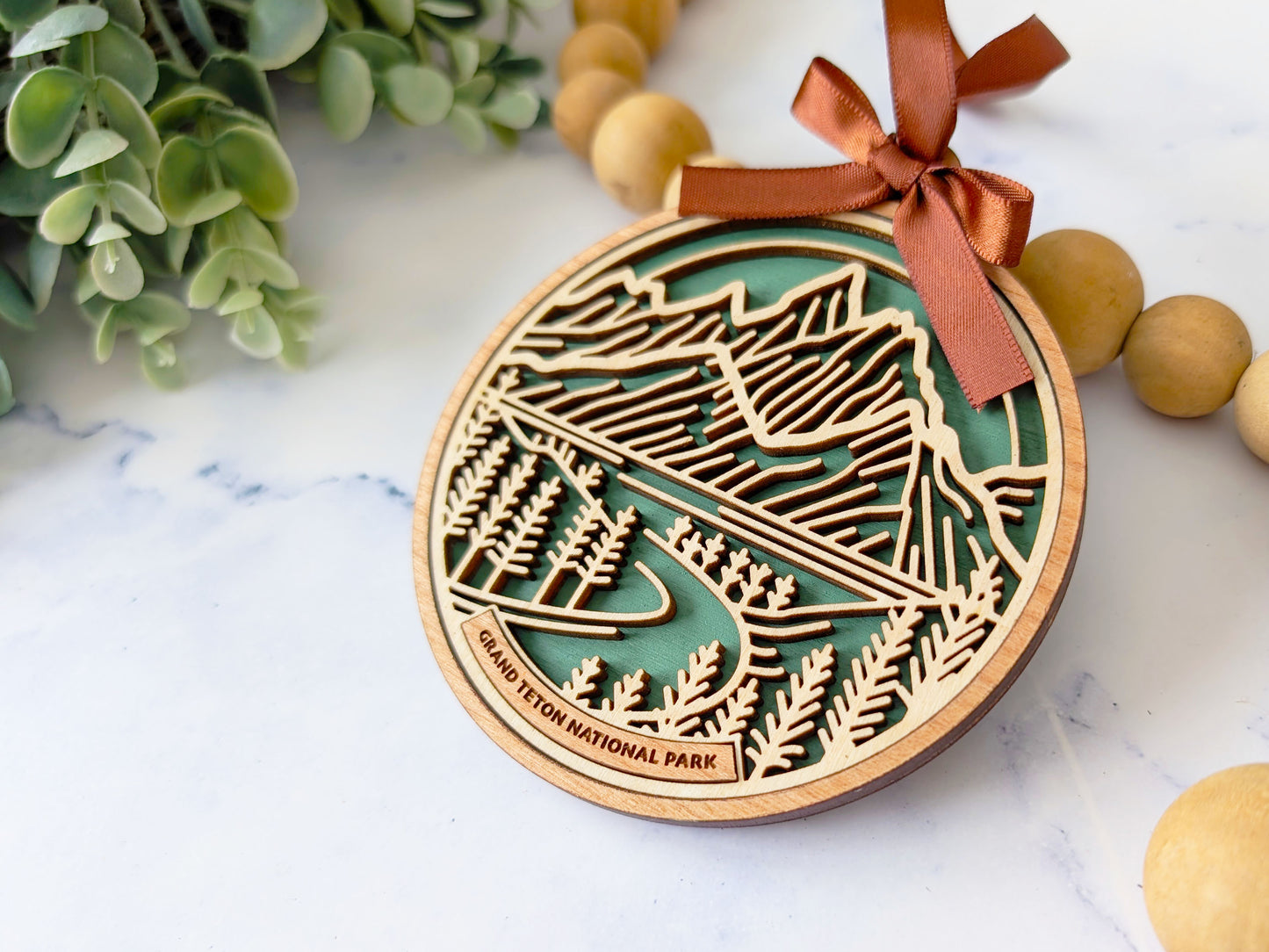 Grand Teton national park ornament, Grand Teton ornament, Grand Teton souvenir, national park gifts, national park ornament, gift for hiker, Christmas gift