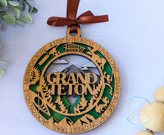 Grand Teton national park ornament