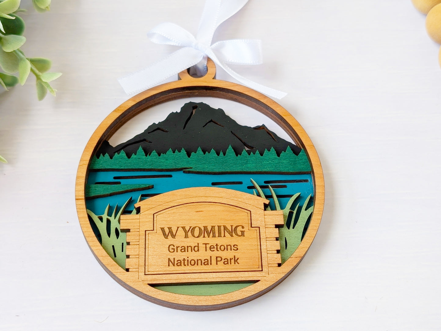 Wyoming Grand Tetons Ornament