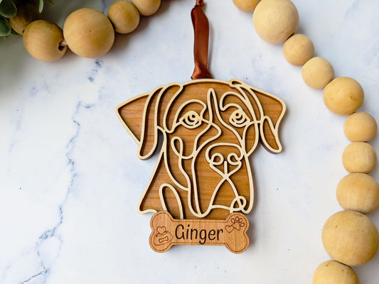 Great Dane Dog Ornament