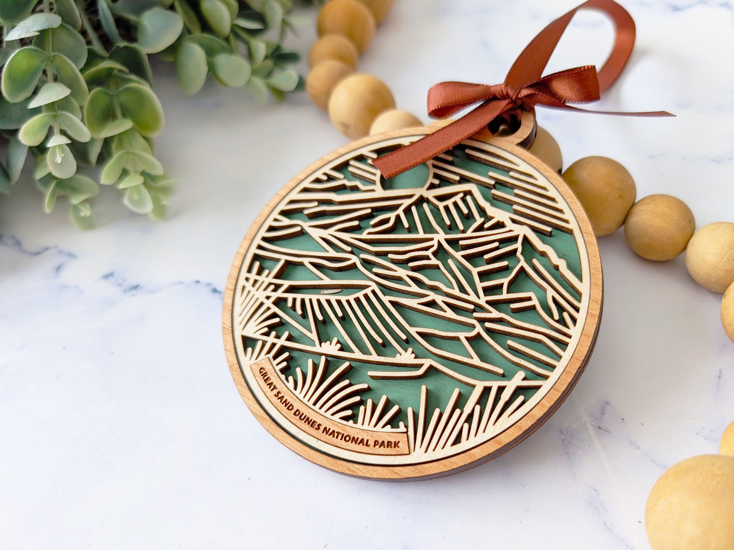 Great Sand Dunes national park ornament, Great Sand Dunes ornament, Great Sand Dunes souvenir, national park gifts, national park ornament, gift for hiker, Christmas gift