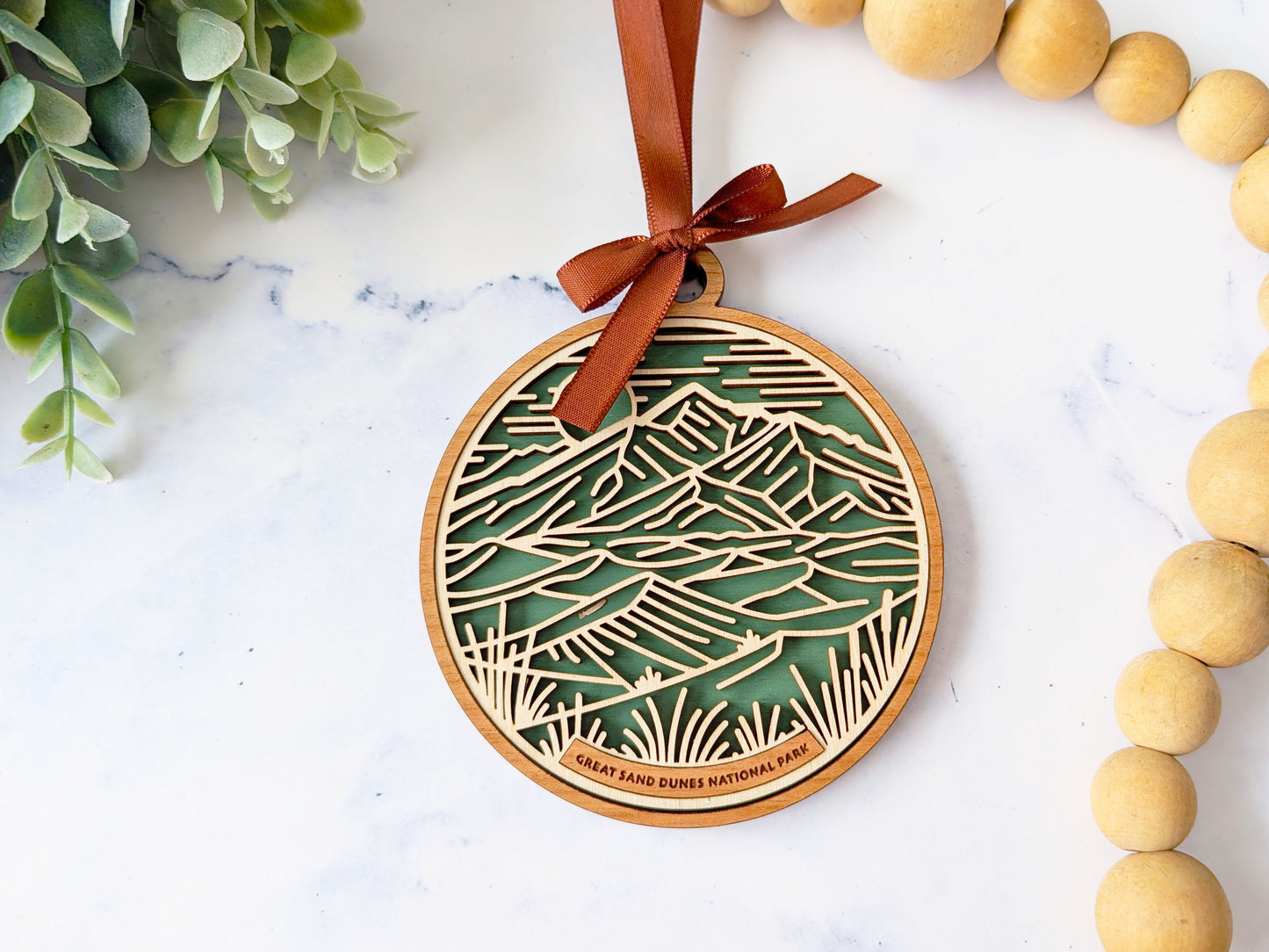 Great Sand Dunes national park ornament, Great Sand Dunes ornament, Great Sand Dunes souvenir, national park gifts, national park ornament, gift for hiker, Christmas gift