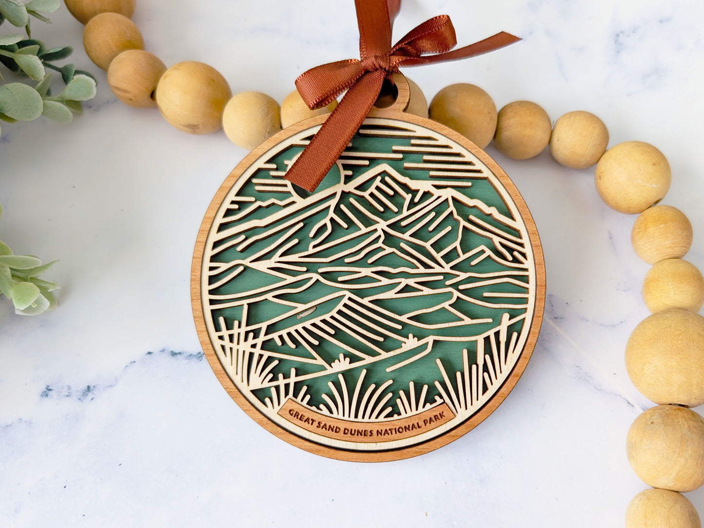 Great Sand Dunes national park ornament, Great Sand Dunes ornament, Great Sand Dunes souvenir, national park gifts, national park ornament, gift for hiker, Christmas gift