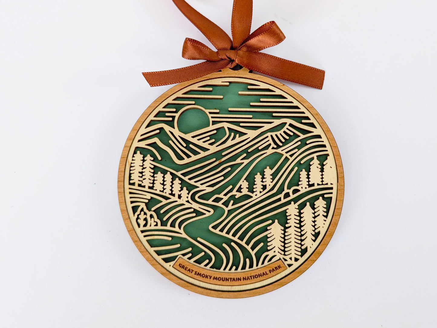 Great Smoky Mountains national park ornament, Great Smoky Mountains ornament, Great Smoky Mountains souvenir, national park gifts, national park ornament, gift for hiker, Christmas gift