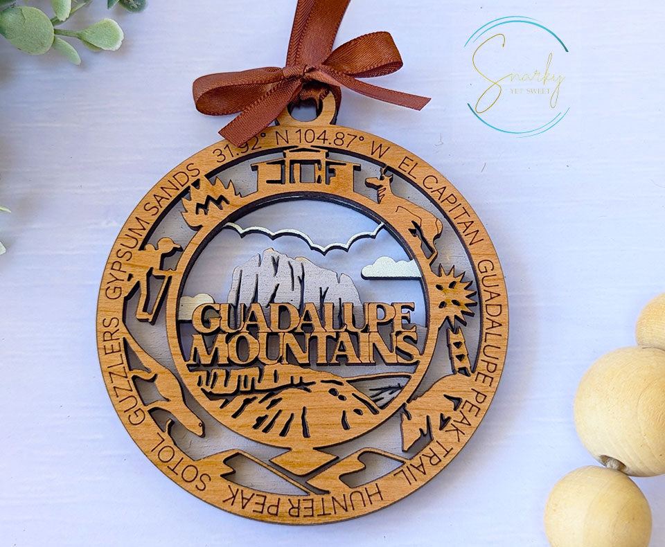 Guadalupe Mountains national park ornament