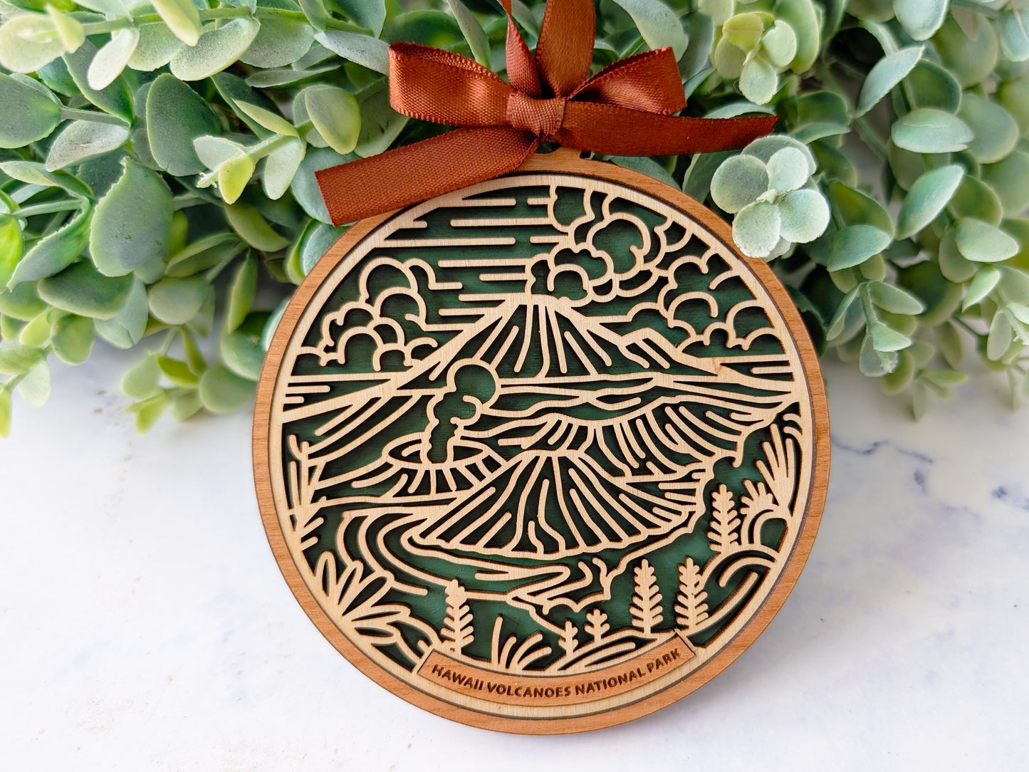 Hawaii Volcanoes national park ornament, Hawaii Volcanoes ornament, Hawaii Volcanoes souvenir, national park gifts, national park ornament, gift for hiker, Christmas gift