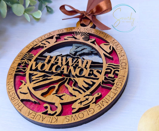Hawaii Volcanoes national park ornament