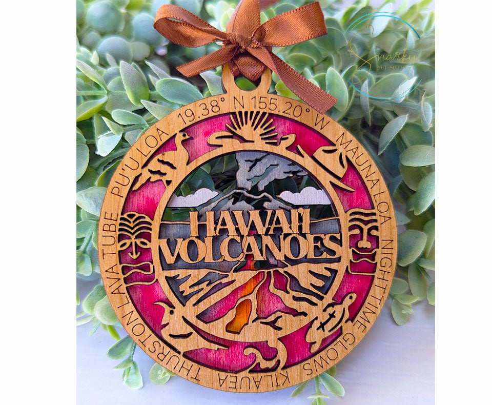 Hawaii Volcanoes national park ornament