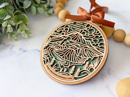 Hawaii Volcanoes national park ornament, Hawaii Volcanoes ornament, Hawaii Volcanoes souvenir, national park gifts, national park ornament, gift for hiker, Christmas gift