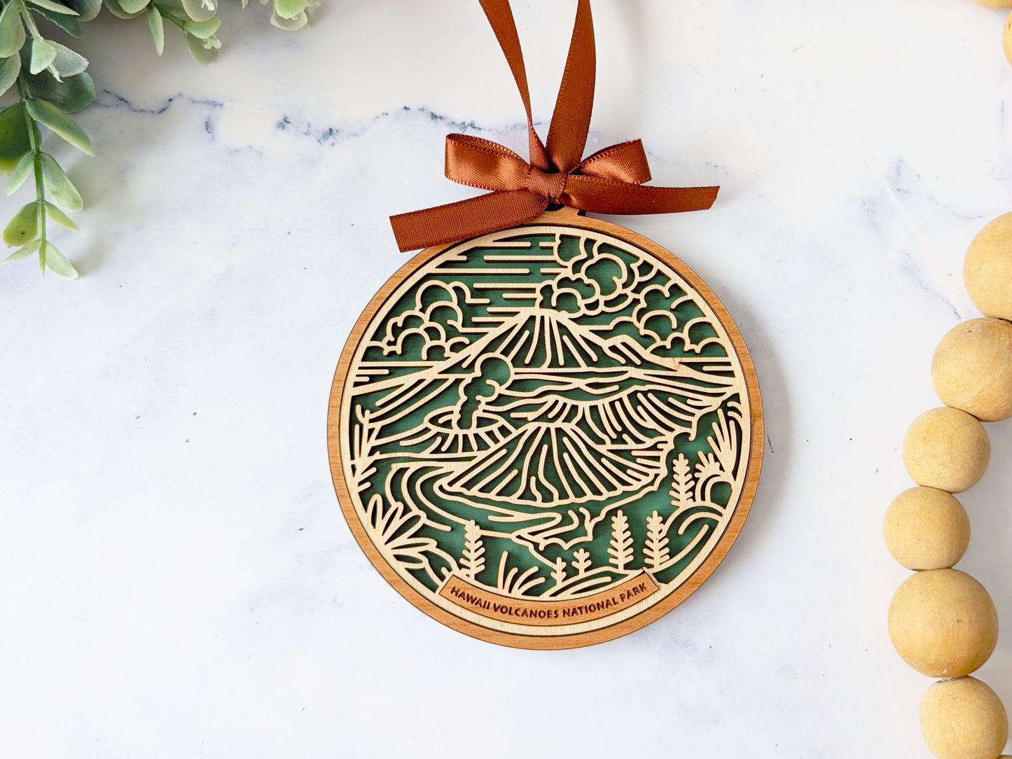 Hawaii Volcanoes national park ornament, Hawaii Volcanoes ornament, Hawaii Volcanoes souvenir, national park gifts, national park ornament, gift for hiker, Christmas gift