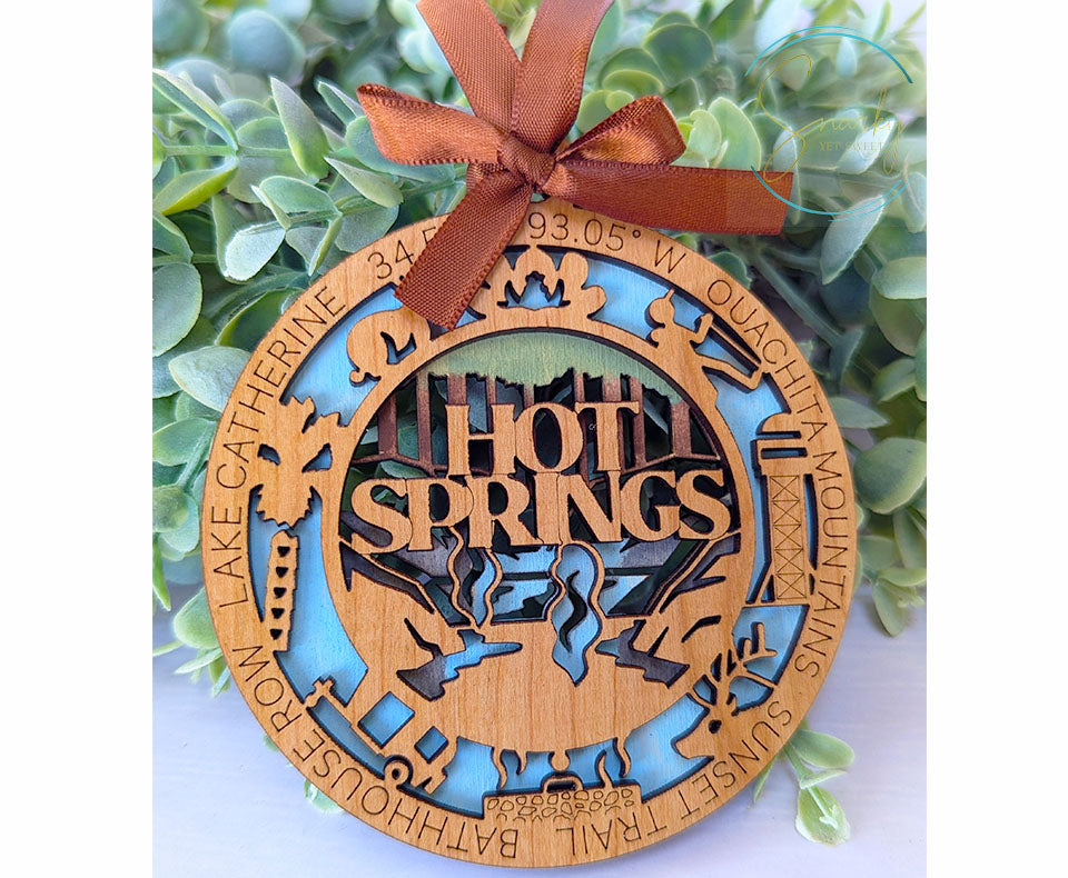 Hot Springs national park ornament