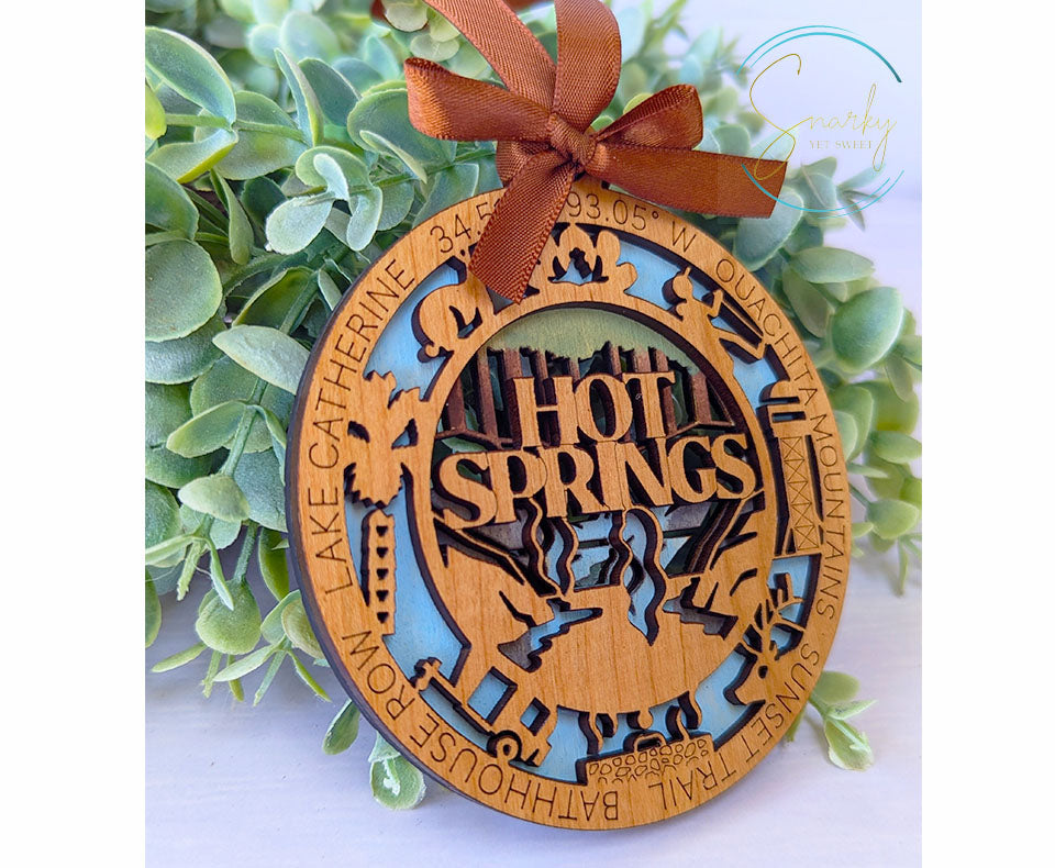 Hot Springs national park ornament