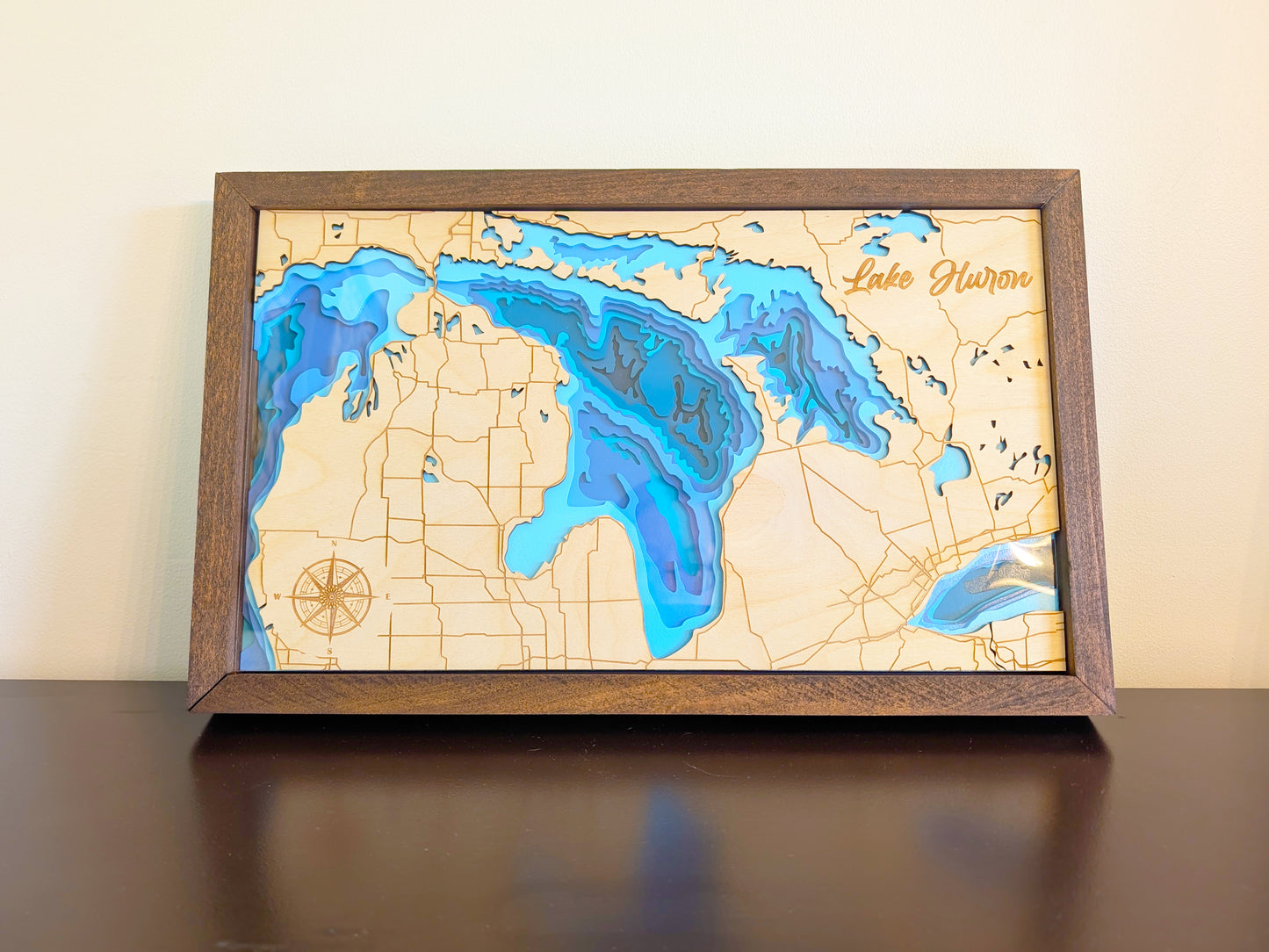 Lake Huron Depth Map