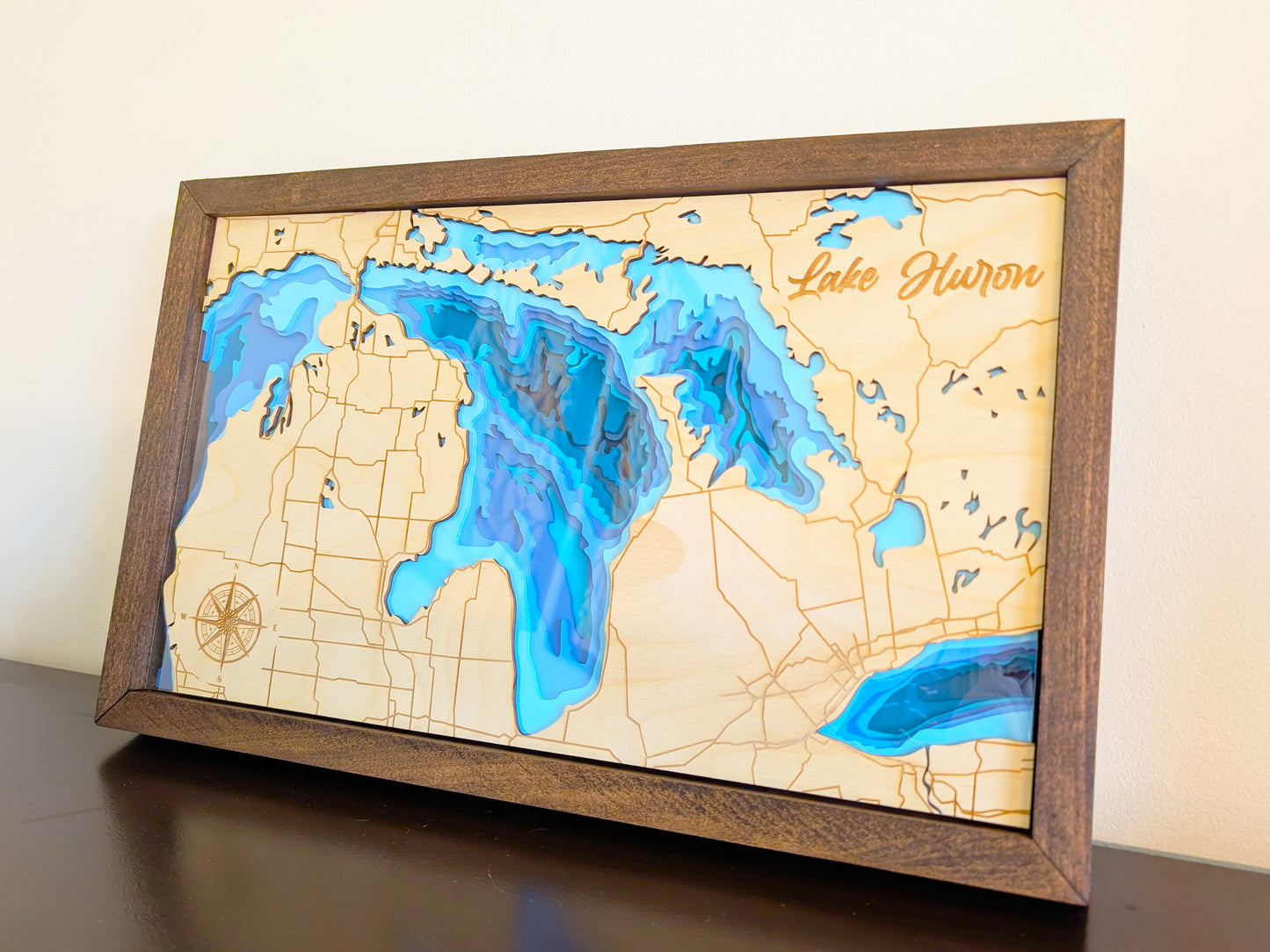 Lake Huron Depth Map