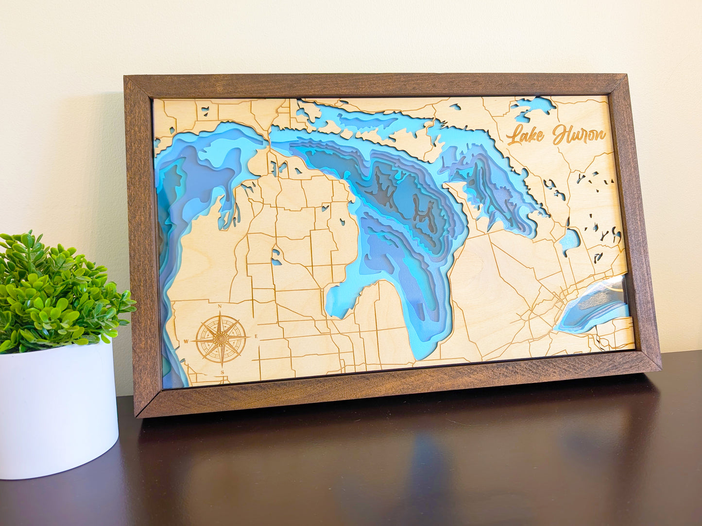 Lake Huron Depth Map