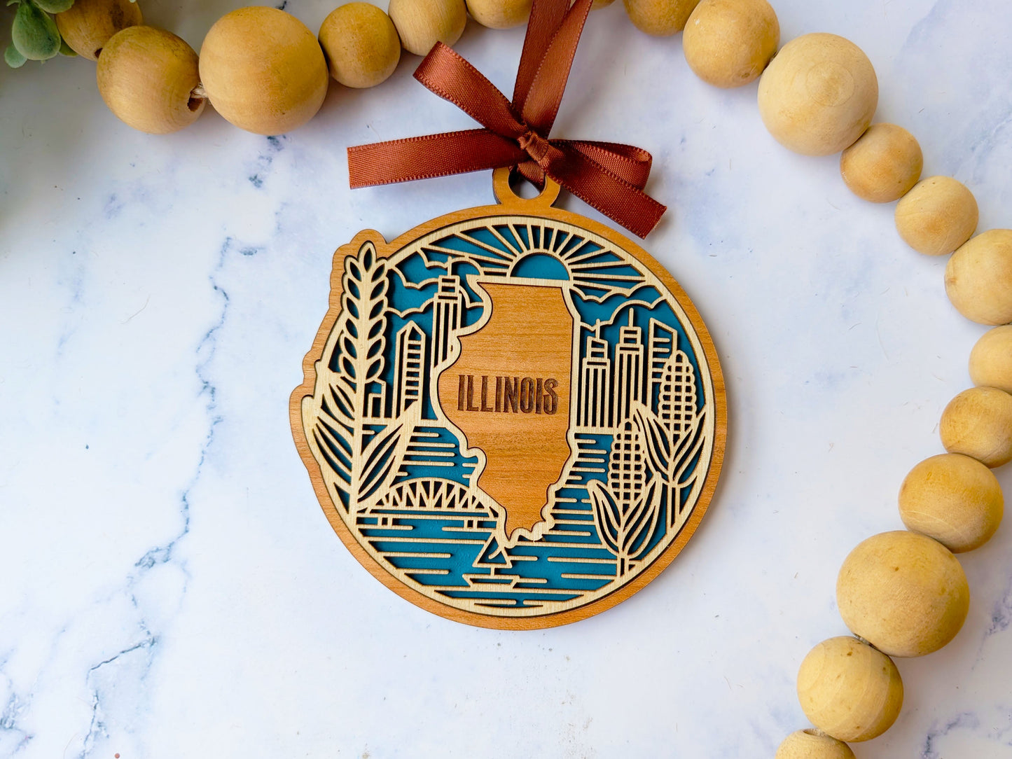 Illinois Heritage Ornament