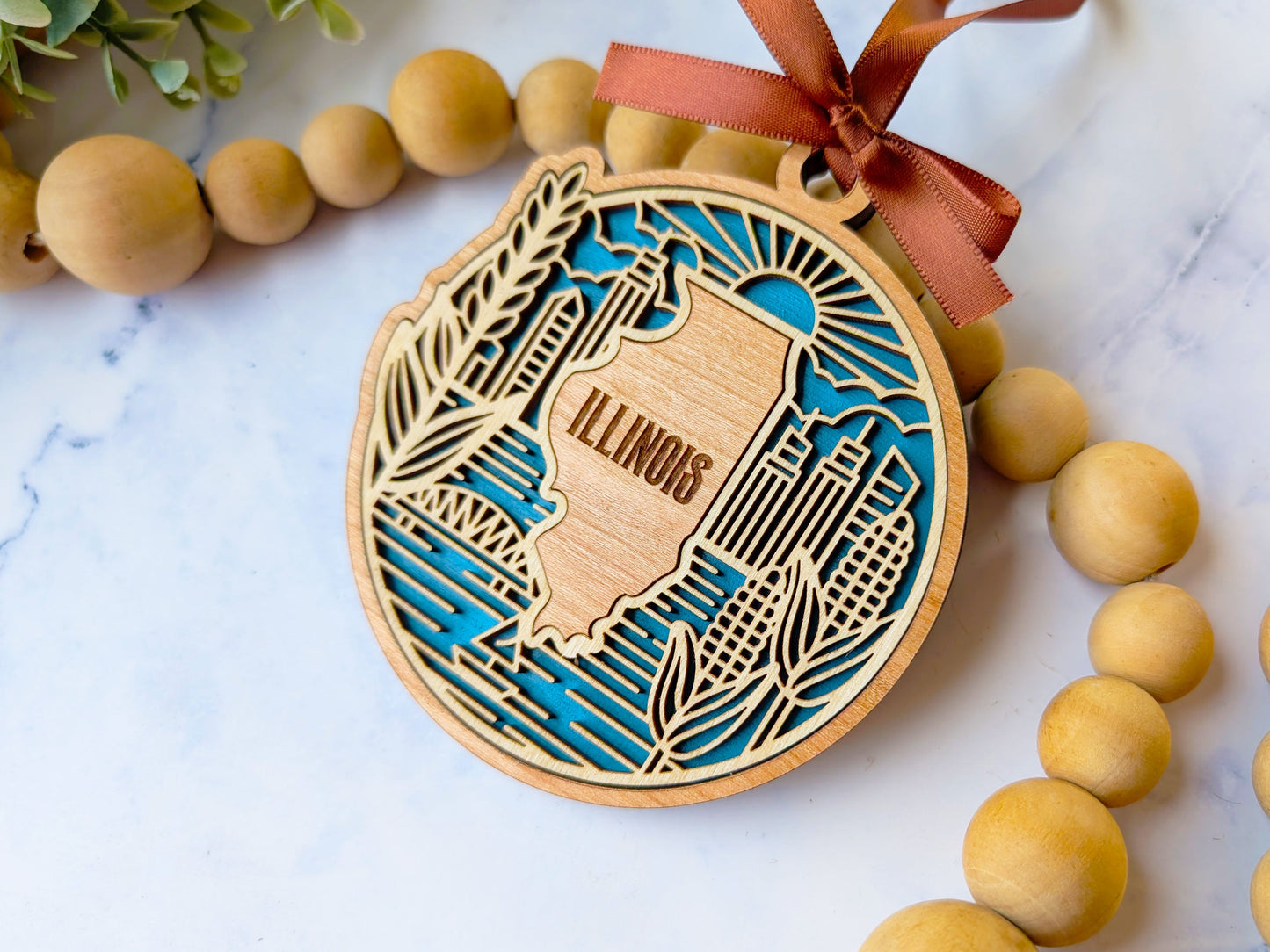 Illinois Heritage Ornament