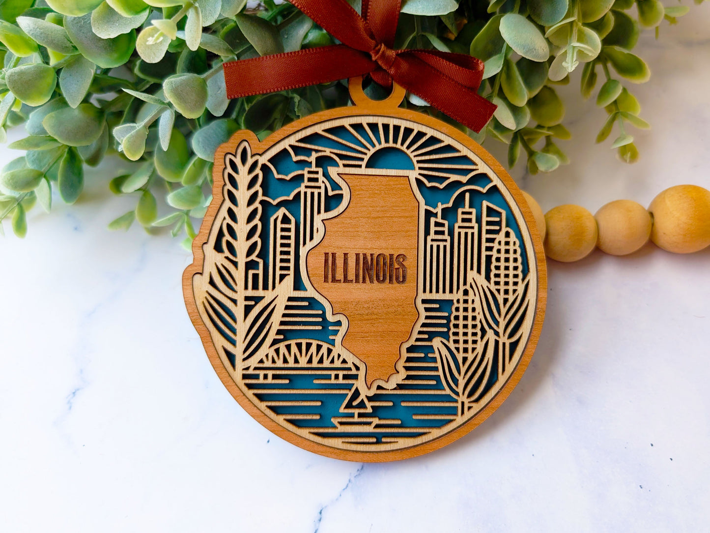 Illinois Heritage Ornament