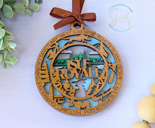 Isle Royale national park ornament