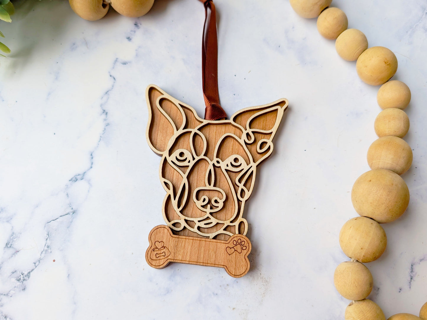 Jack Russell Terrier Dog Ornament