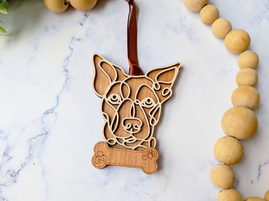 Jack Russell Terrier Dog Ornament