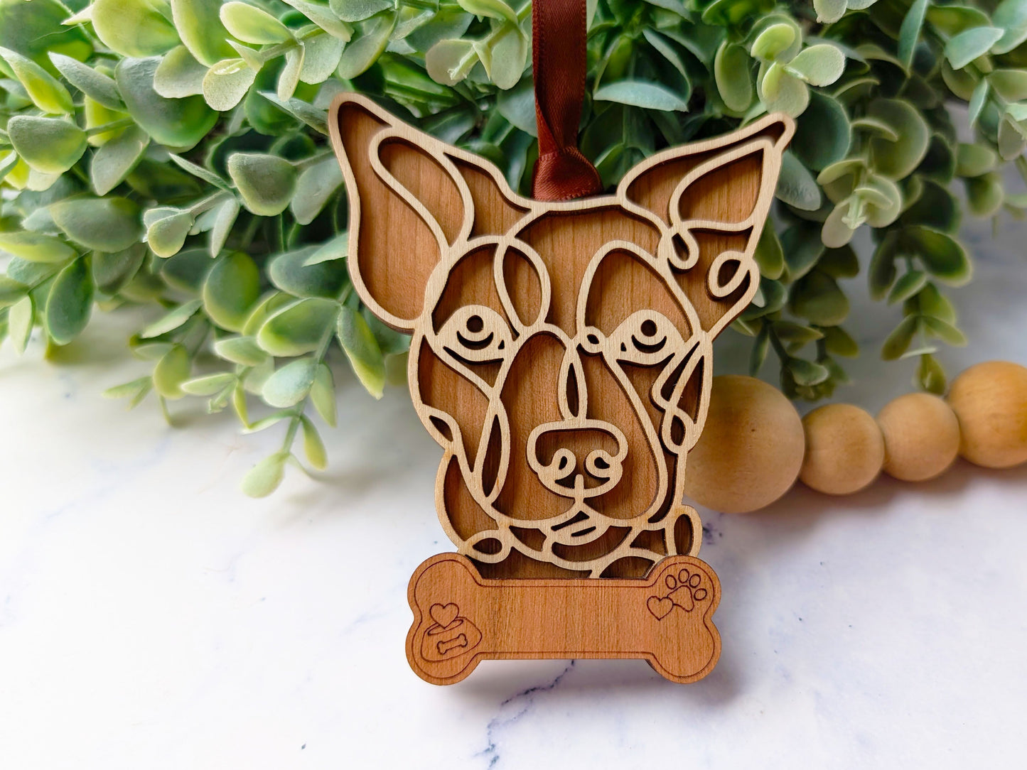 Jack Russell Terrier Dog Ornament